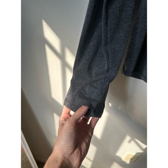 Carhartt Force Feendale 1/4 Zip Gray Long Sleeve Pullover - Picture 5 of 7